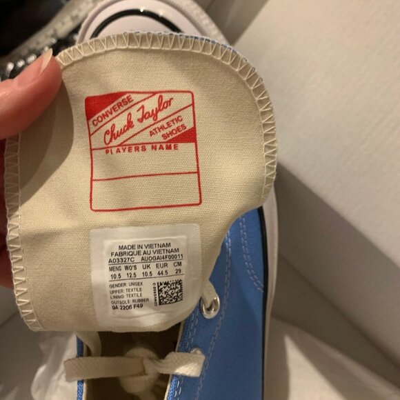 Sky High Farm x Converse Workwear Sneaker Blue White Unisex Shoes Sz 10.5M/12.5W - Picture 13 of 16